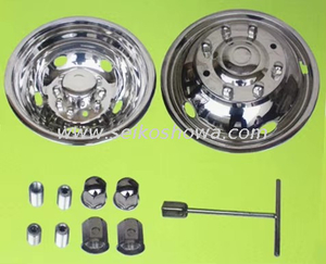 Gro&szlig;h&auml;ndler HUIYING 19,5-Zoll-LKW-Bus-Radabdeckung aus 304-Edelstahl TS16949-zertifiziertes galvanisiertes, hochwertiges Lagerangebot